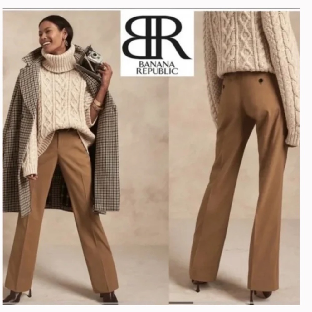 Banana Republic Women’s Logan Trousers | Brown, Petite 2